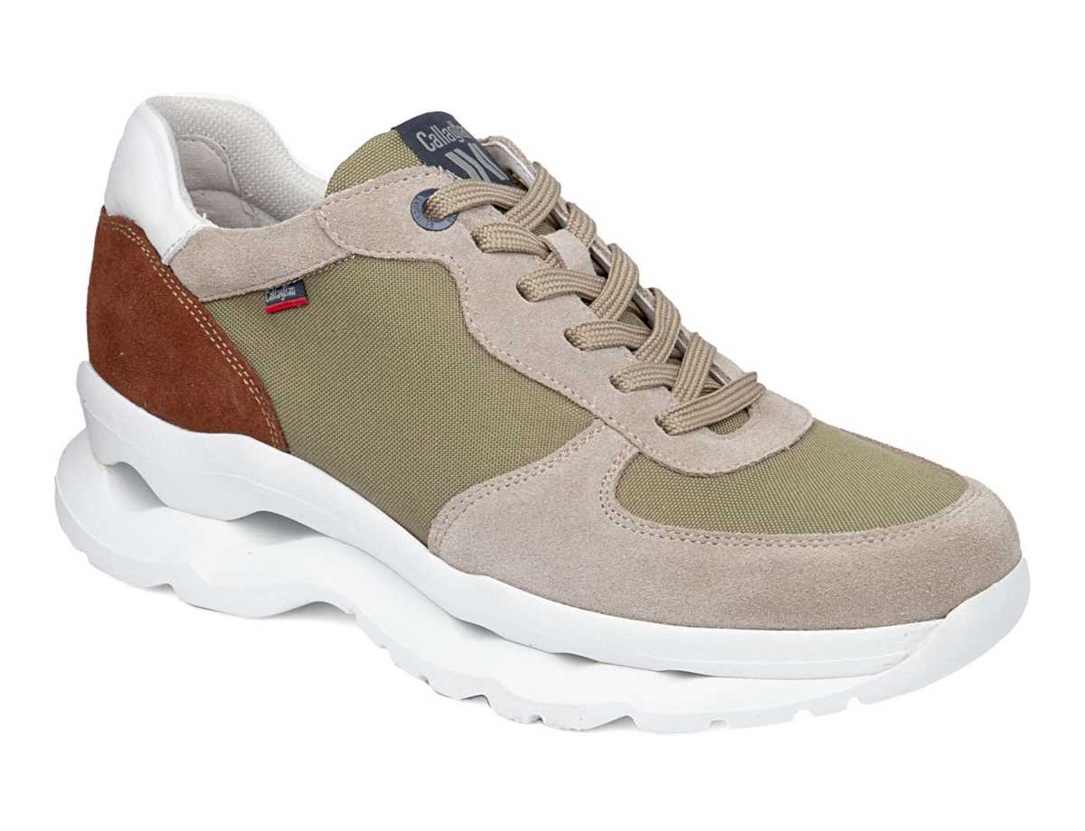 Callaghan 17813 Mare Sneakers Herre Beige Grøn Brune | LUI2281DJ