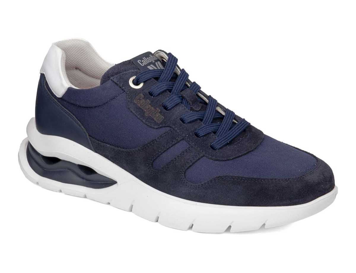 Callaghan 45416 Vento Sneakers Herre Blå Hvide | JQU3996YB