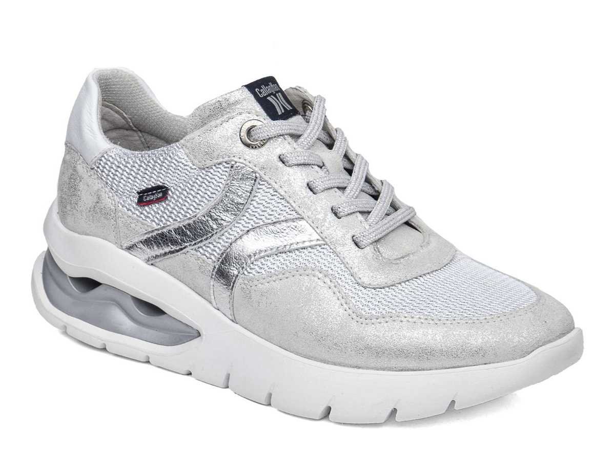 Callaghan 45812 Aria Sneakers Dame Hvide Sølv | QVE8641JA