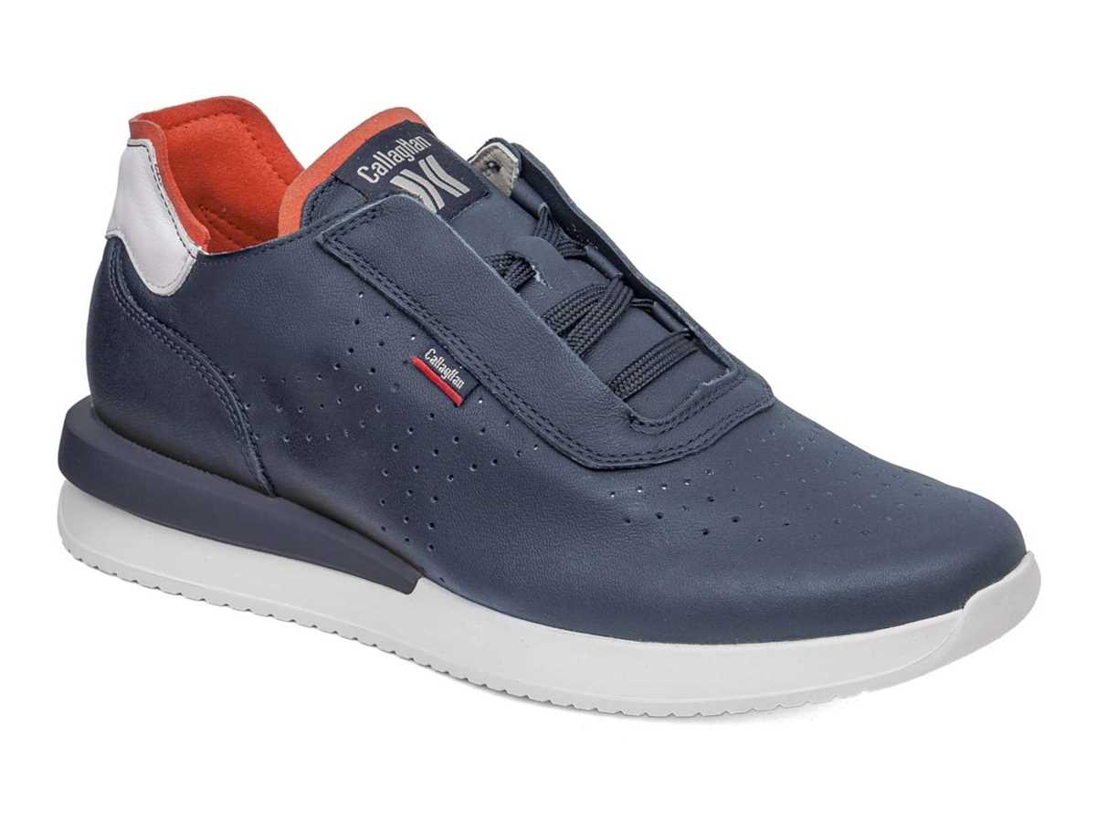 Callaghan 51101 Moses Sneakers Herre Blå Hvide Rød | FKC2519VR