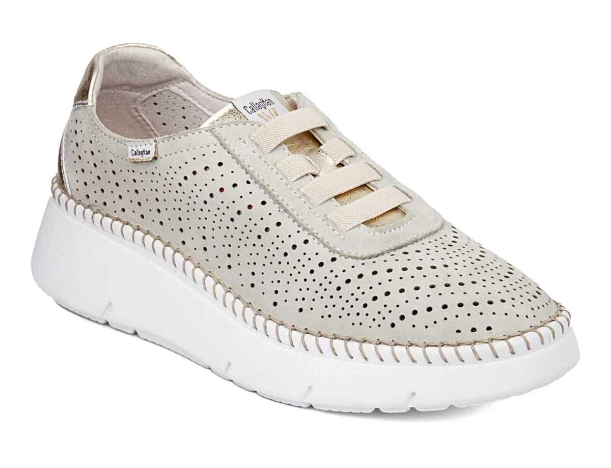 Callaghan 53600 Circular Sra. Platform Sneakers Dame Grøn Beige | QPA3584GY