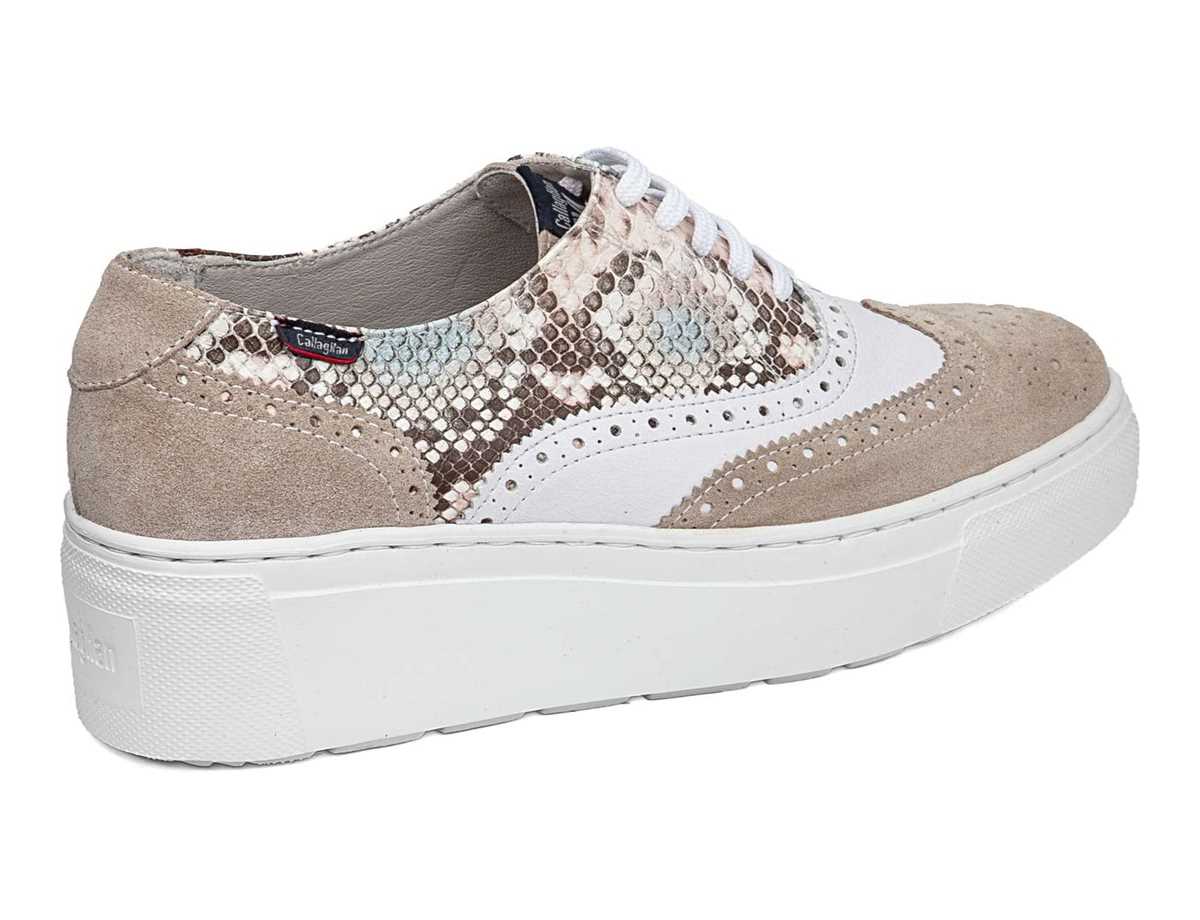 Callaghan 14926 Moon Line Platform Sneakers Dame Beige Hvide | GHT502CU