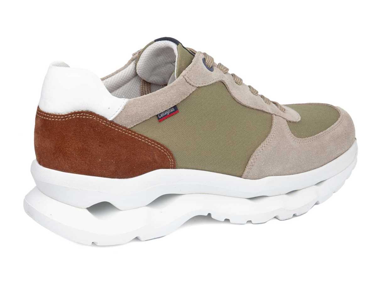 Callaghan 17813 Mare Sneakers Herre Beige Grøn Brune | LUI2281DJ