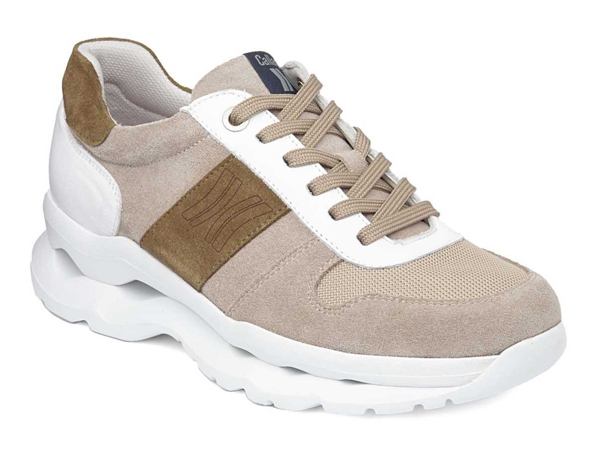 Callaghan 17823 Mare Sneakers Herre Beige Grøn | BNJ6865SB