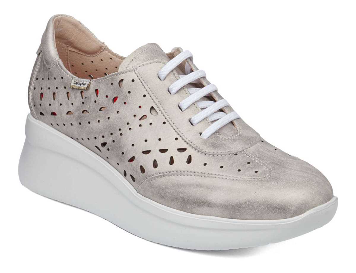 Callaghan 30018 Hanna Platform Sneakers Dame Beige | HIC10091JC