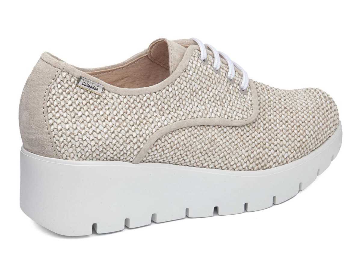 Callaghan 32101 Amal Platform Sneakers Dame Brune Hvide | LIY8177WM