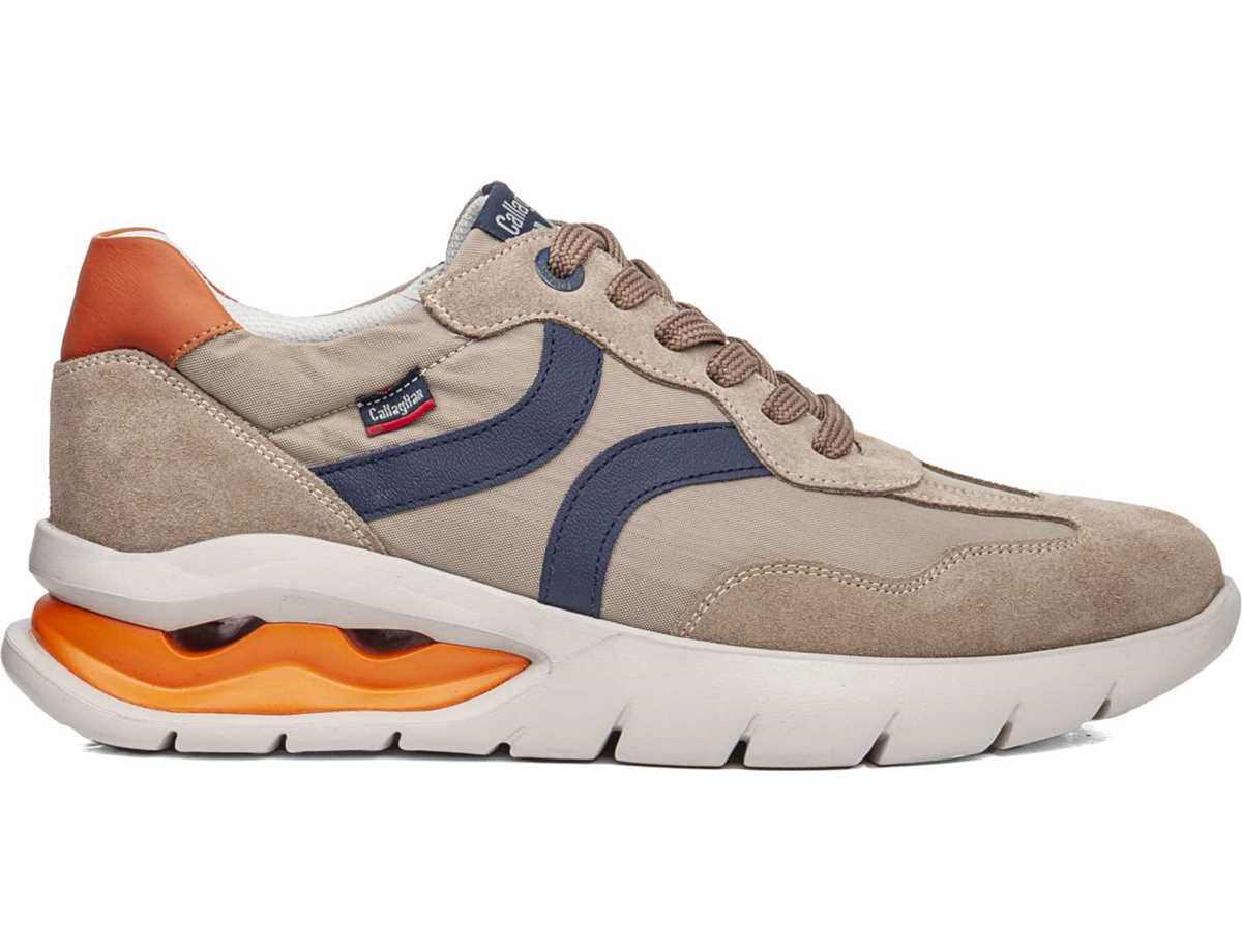 Callaghan 45408 Vento Sneakers Herre Beige Blå | UML4432NT