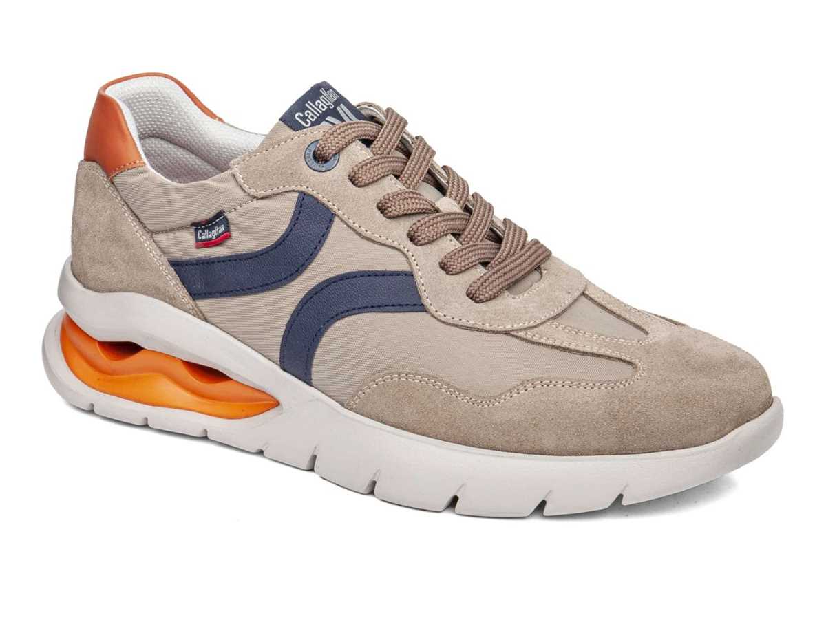 Callaghan 45408 Vento Sneakers Herre Beige Blå | UML4432NT