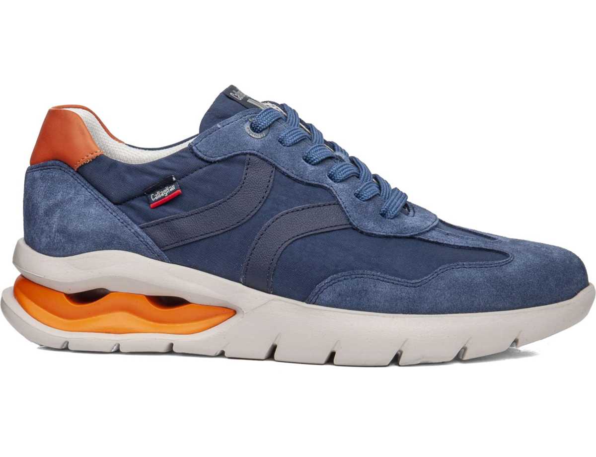 Callaghan 45408 Vento Sneakers Herre Blå Orange | NIE6049PP