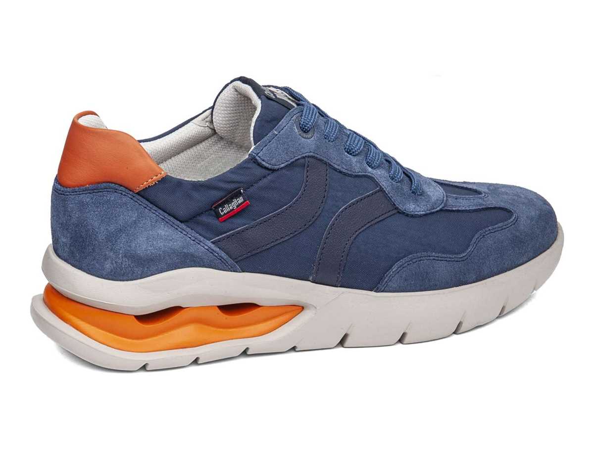 Callaghan 45408 Vento Sneakers Herre Blå Orange | NIE6049PP