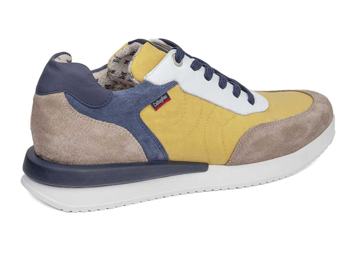 Callaghan 51100 Moses Sneakers Herre Beige Gul Blå | XCU8024BW