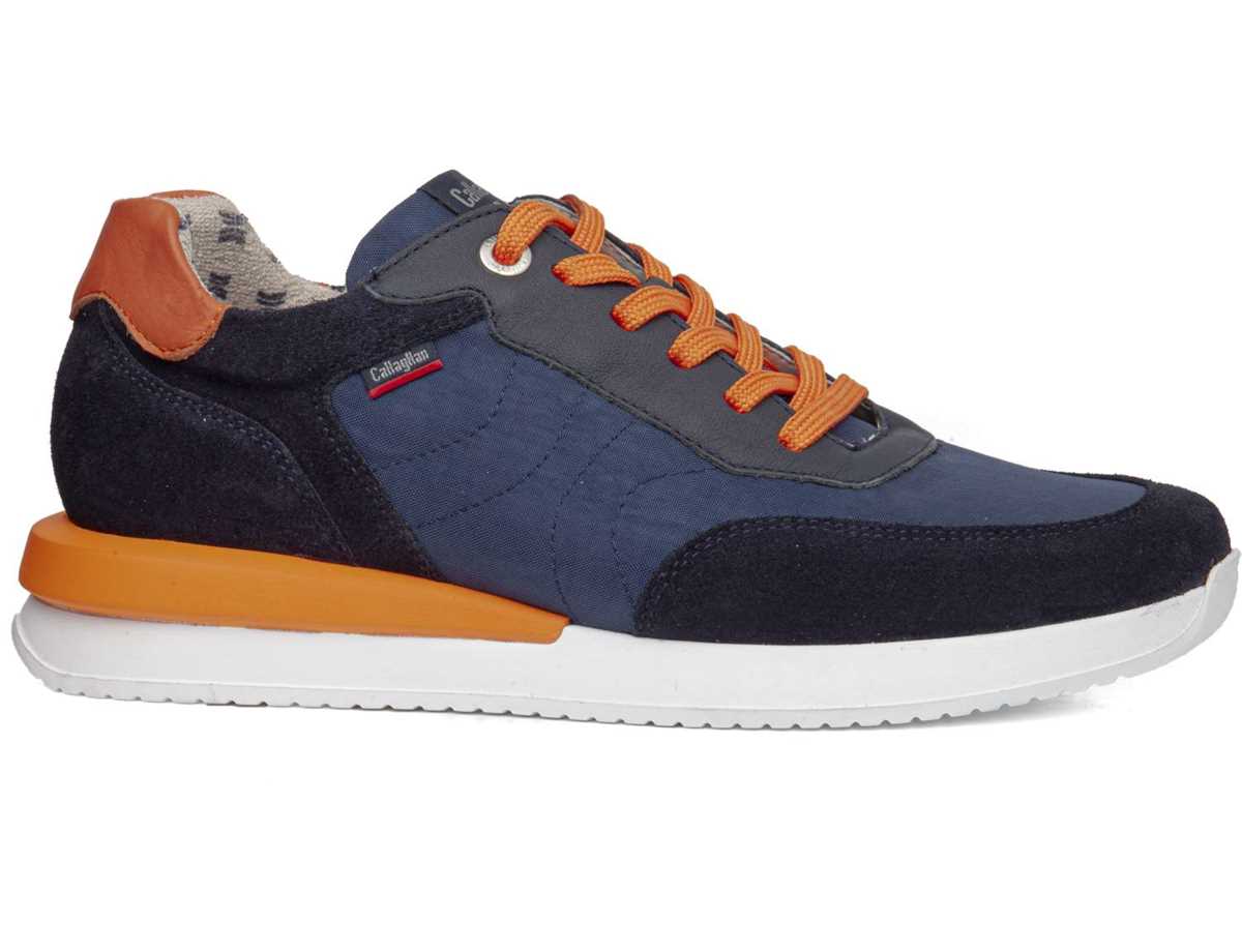 Callaghan 51100 Moses Sneakers Herre Blå Sort Orange | XNF9932JM