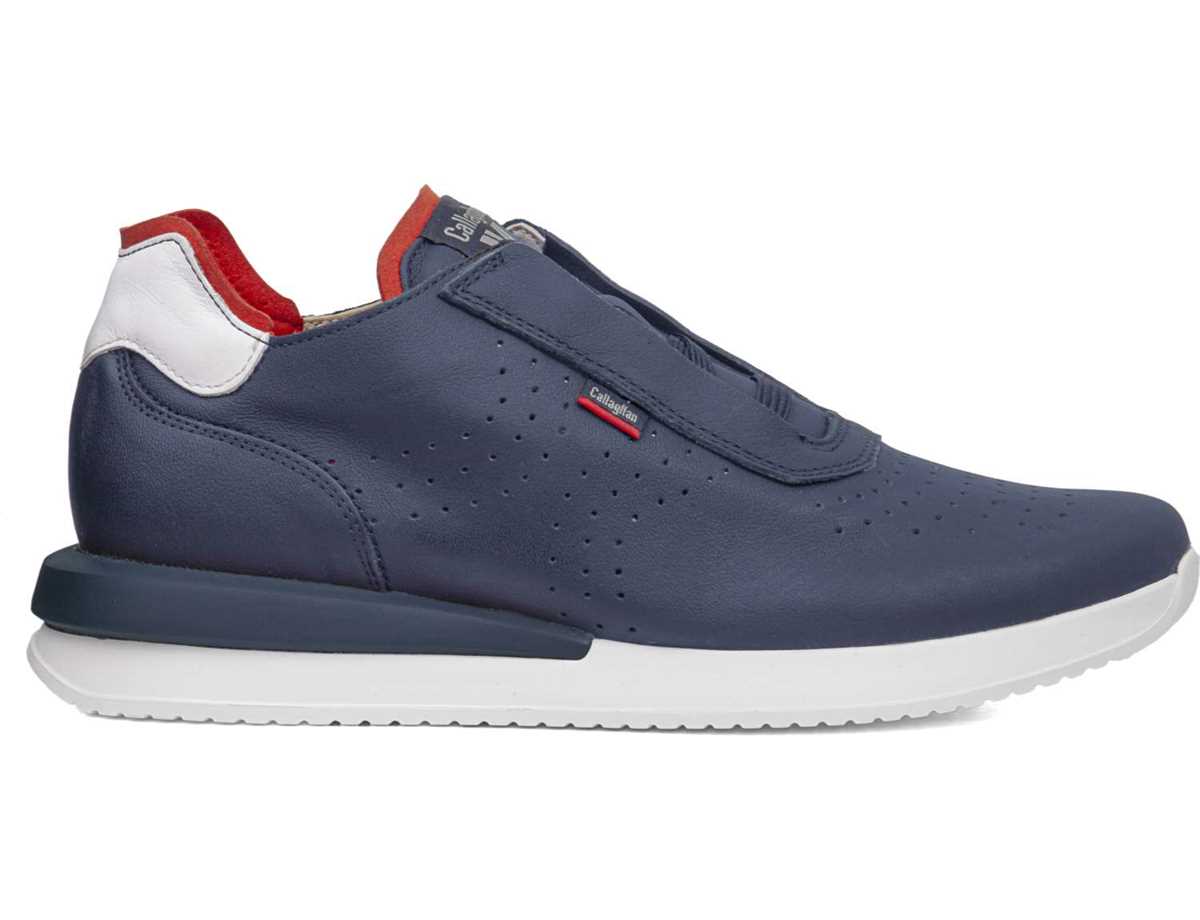 Callaghan 51101 Moses Sneakers Herre Blå Hvide Rød | FKC2519VR