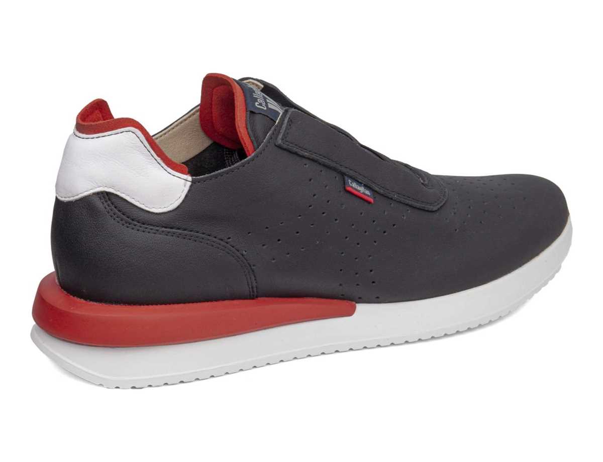 Callaghan 51101 Moses Sneakers Herre Sort Hvide Rød | SAB8576FU