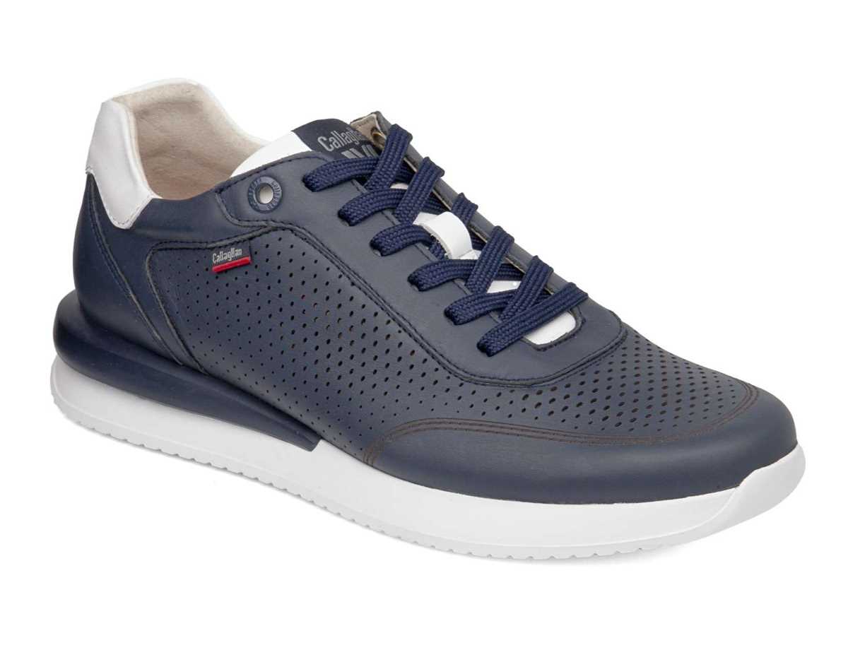 Callaghan 51106 Moses Sneakers Herre Blå Hvide | WSK6010OT