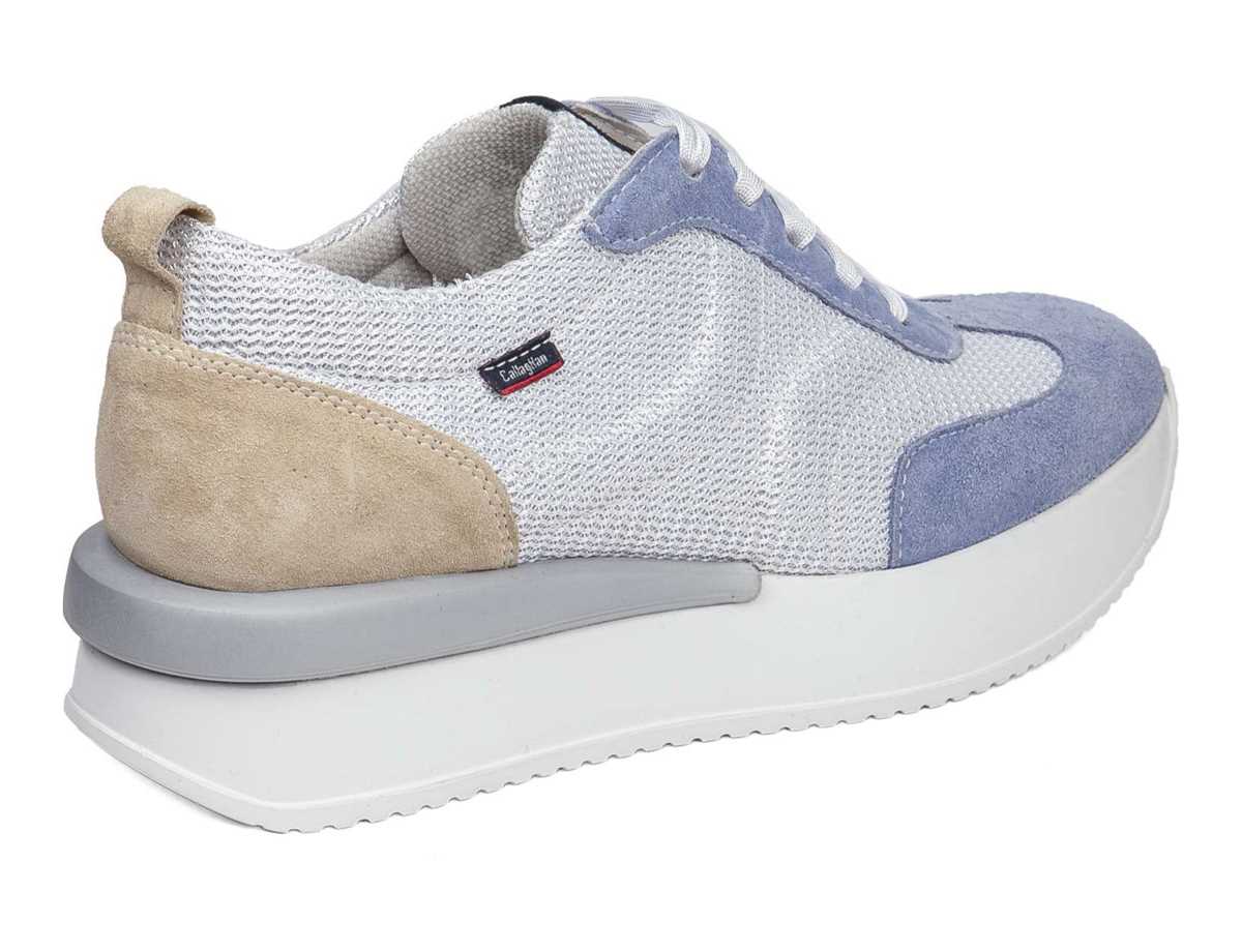 Callaghan 51200 Dina Sneakers Dame Blå Hvide Beige | PPF1555OO