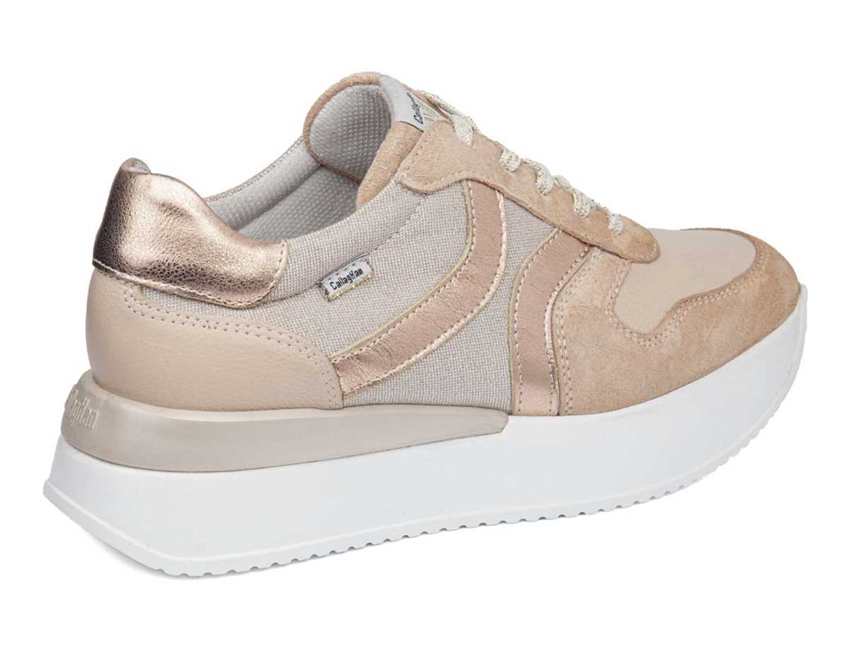 Callaghan 51204 Dina Sneakers Dame Lyserød Beige Guld | HTQ9832RW