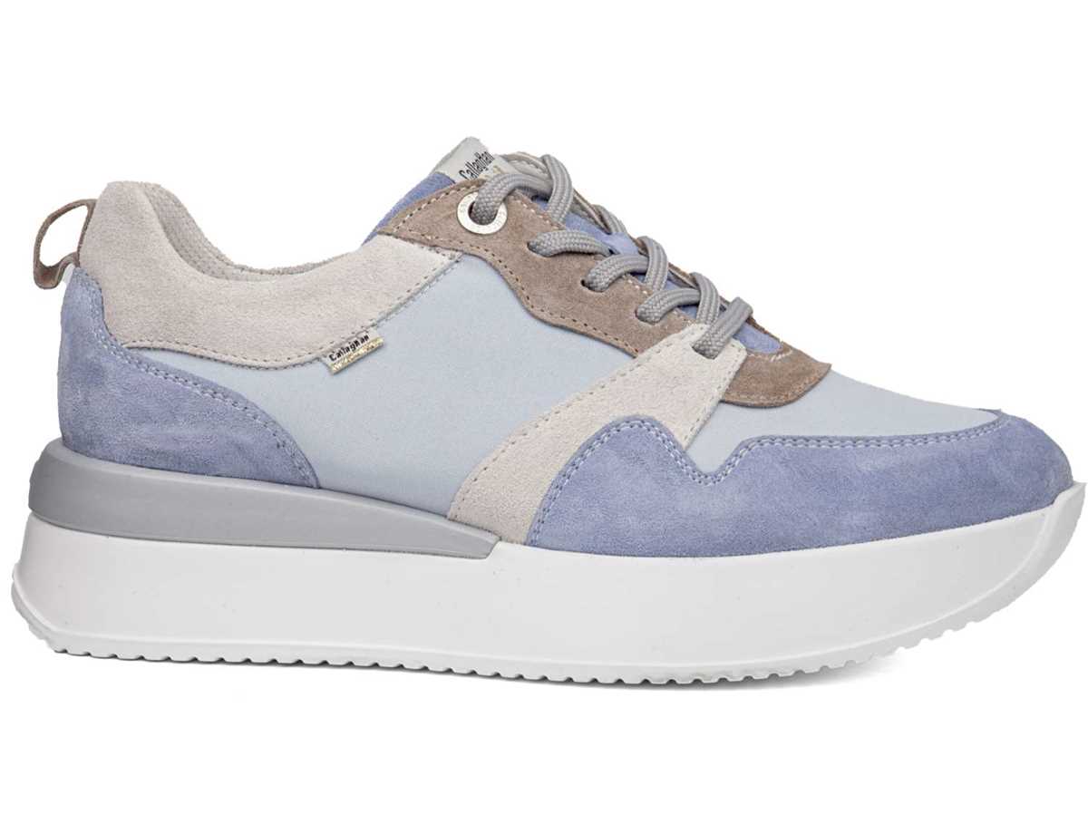 Callaghan 51206 Dina Sneakers Dame Blå Beige | KTJ81KX