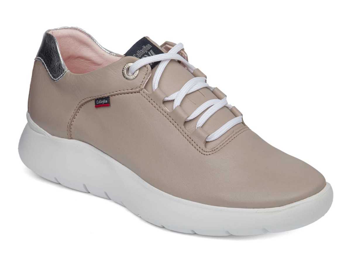 Callaghan 51400 Nube Sneakers Dame Beige Lyserød Sølv | PQP6585YS