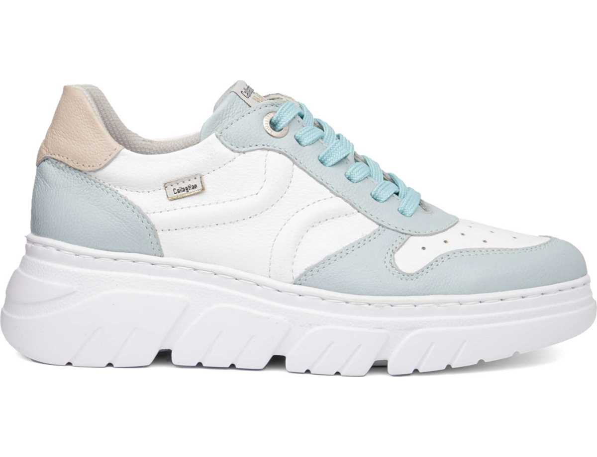 Callaghan 51806 Baccara Platform Sneakers Dame Blå Hvide Lyserød | KZJ1065QZ