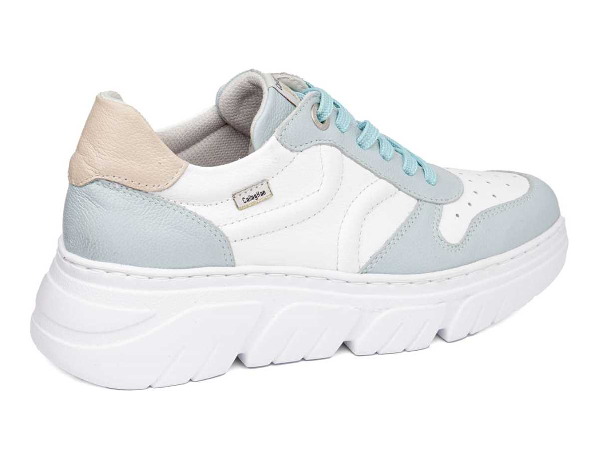 Callaghan 51806 Baccara Platform Sneakers Dame Blå Hvide Lyserød | KZJ1065QZ