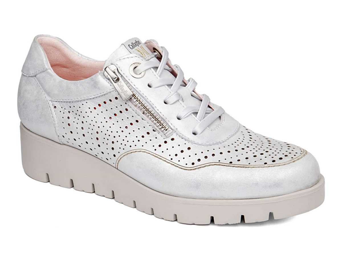 Callaghan 89894 Haman Platform Sneakers Dame Sølv | ZAZ62100EH