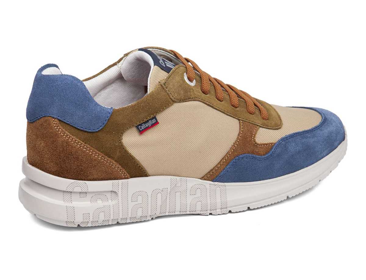 Callaghan 91324 Goliat S.I.Lase Sneakers Herre Blå Beige Grøn | CIV10011OP