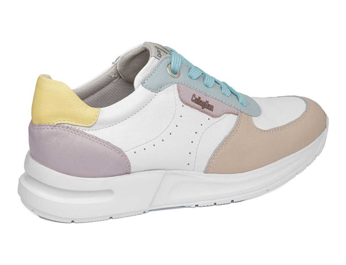 Callaghan 92120 Dorcas S.I.L Sneakers Dame Lyserød Hvide Blå | NJX329ST