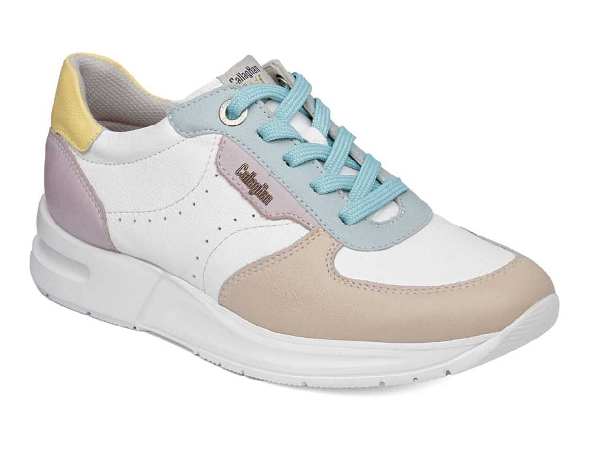 Callaghan 92120 Dorcas S.I.L Sneakers Dame Lyserød Hvide Blå | NJX329ST