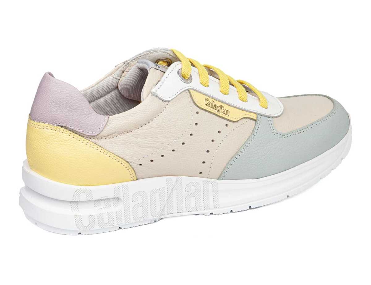 Callaghan 92120 Dorcas S.I.L Sneakers Dame Beige Gul Blå | TWN48100DQ