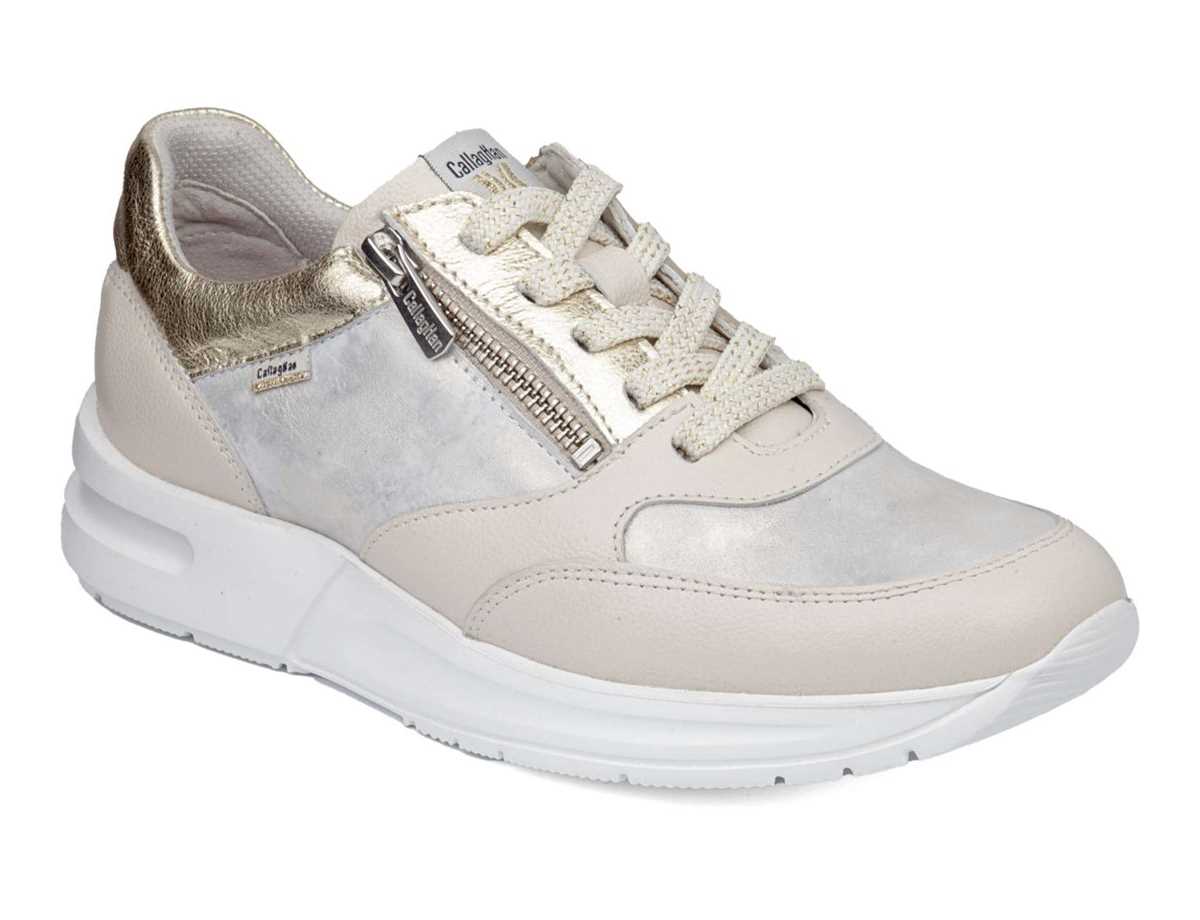 Callaghan 92121 Dorcas S.I.L Sneakers Dame Hvide Beige Guld | TBN7862XA