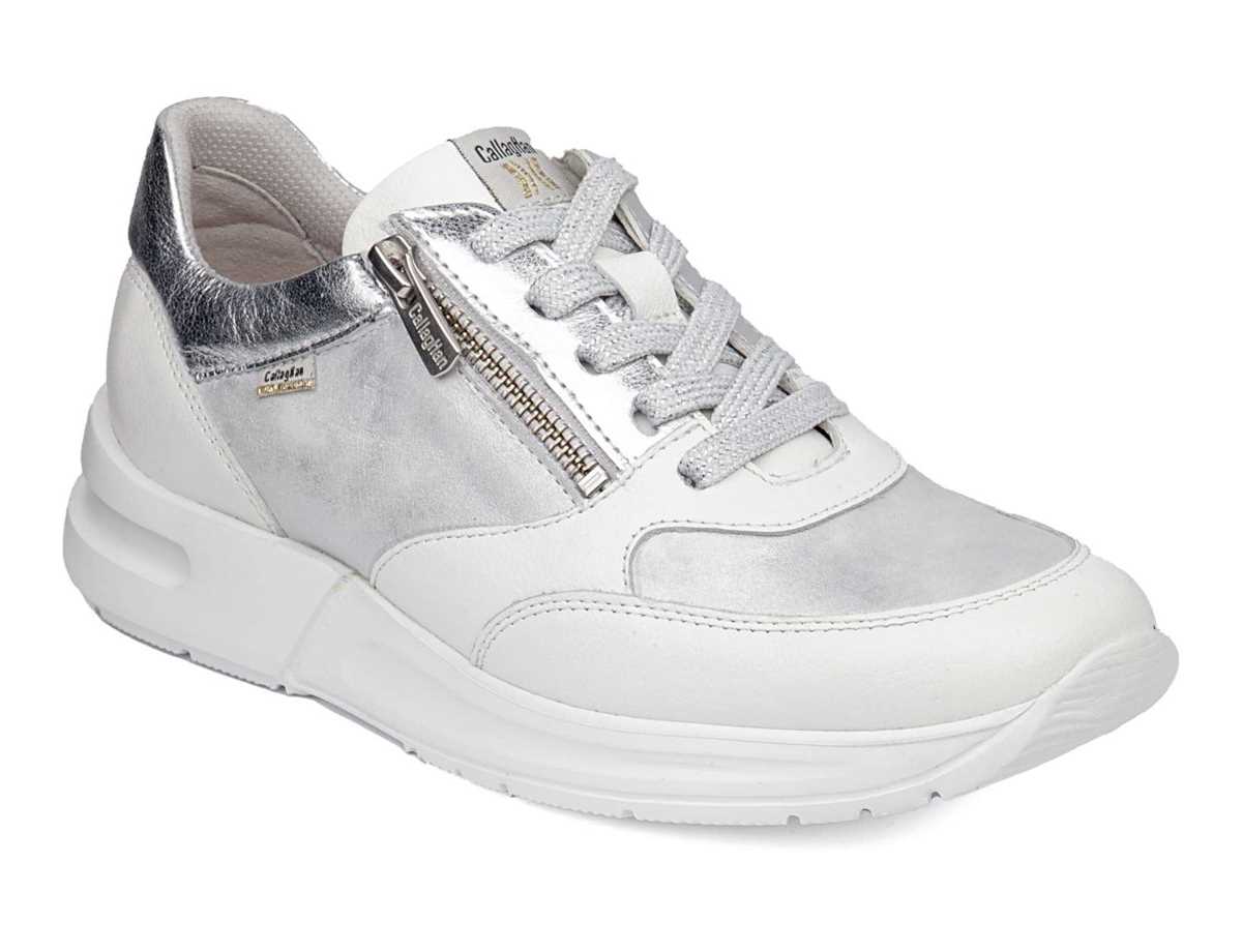 Callaghan 92121 Dorcas S.I.L Sneakers Dame Hvide Sølv | WDV4547ZL